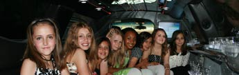 Kids party limo hire